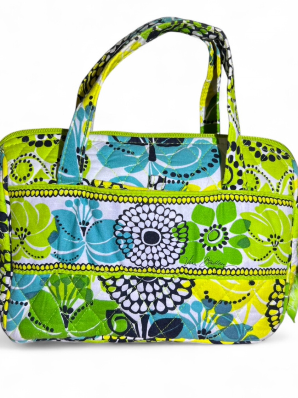 Vera Bradley Quilted Lunch Date Bag Retired Green Insulated Lunch Bag Boho